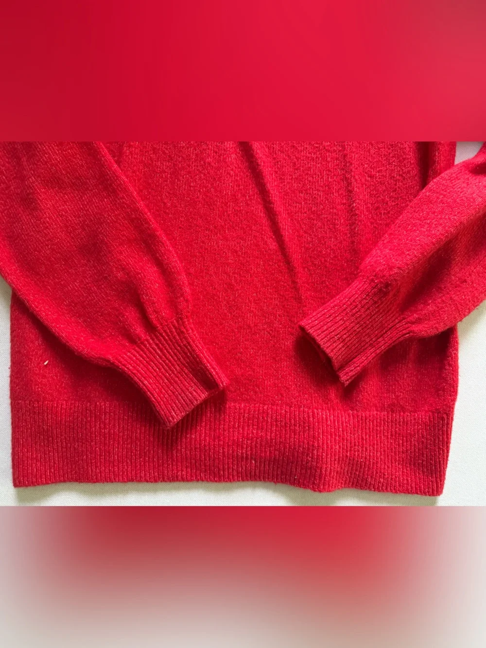 LOFT Crewneck Sweater with Heart Accent
